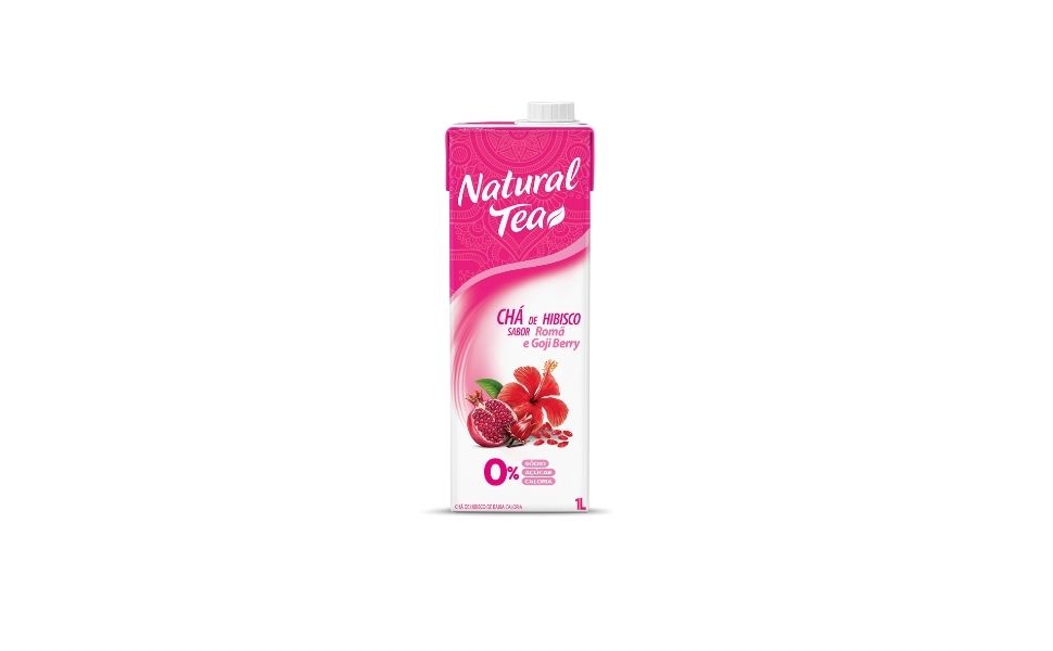 NATURAL TEA CHA HIBISCO ROMA E GOJI BERRY 1L