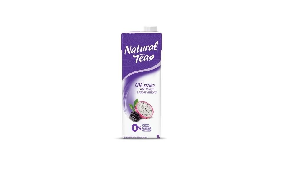 NATURAL TEA CHA BRANCO PITAYA E AMORA 1L