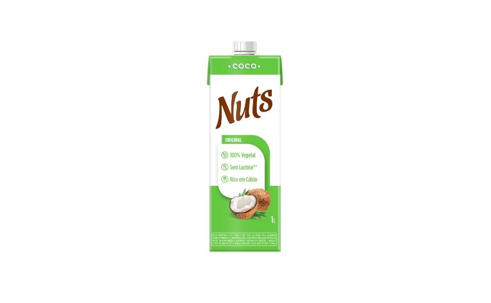 NUTS ALIMENTO COM COCO 12X1000ML