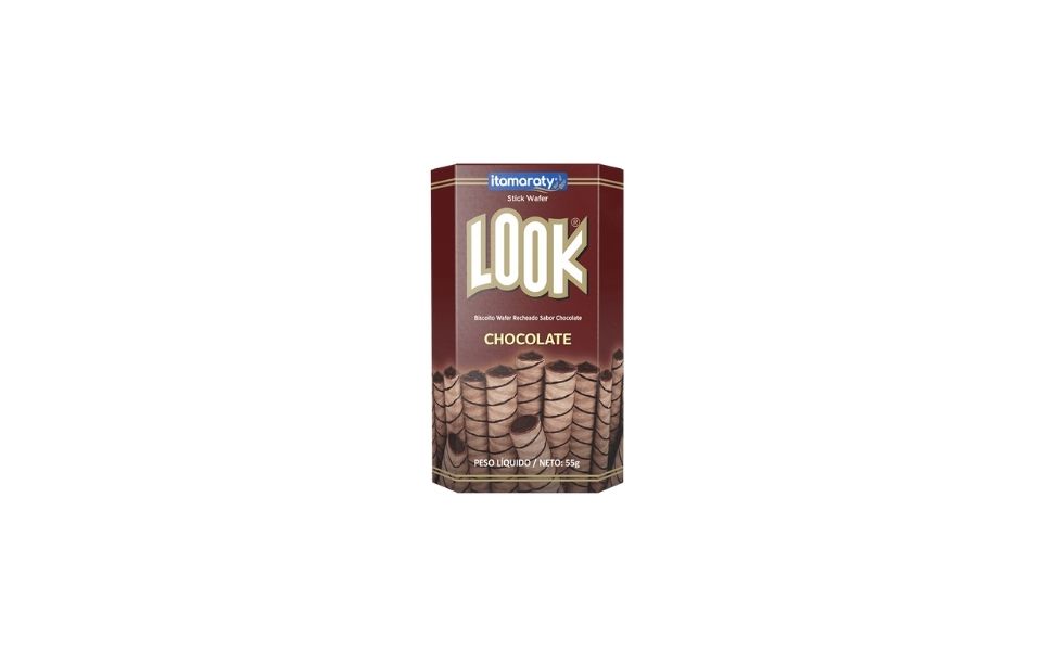 STICK LOOK WAFER CHOCOLATE  55 GRS