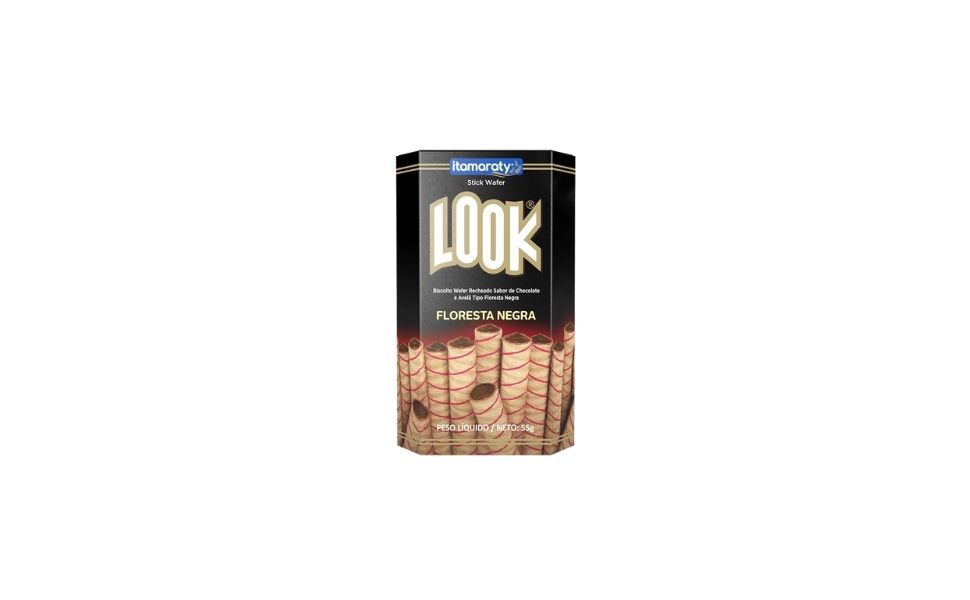 STICK LOOK WAFER FLORESTA NEGRA  55 GRS