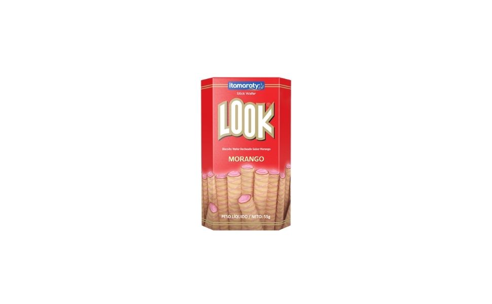 STICK LOOK WAFER MORANGO  55 GRS